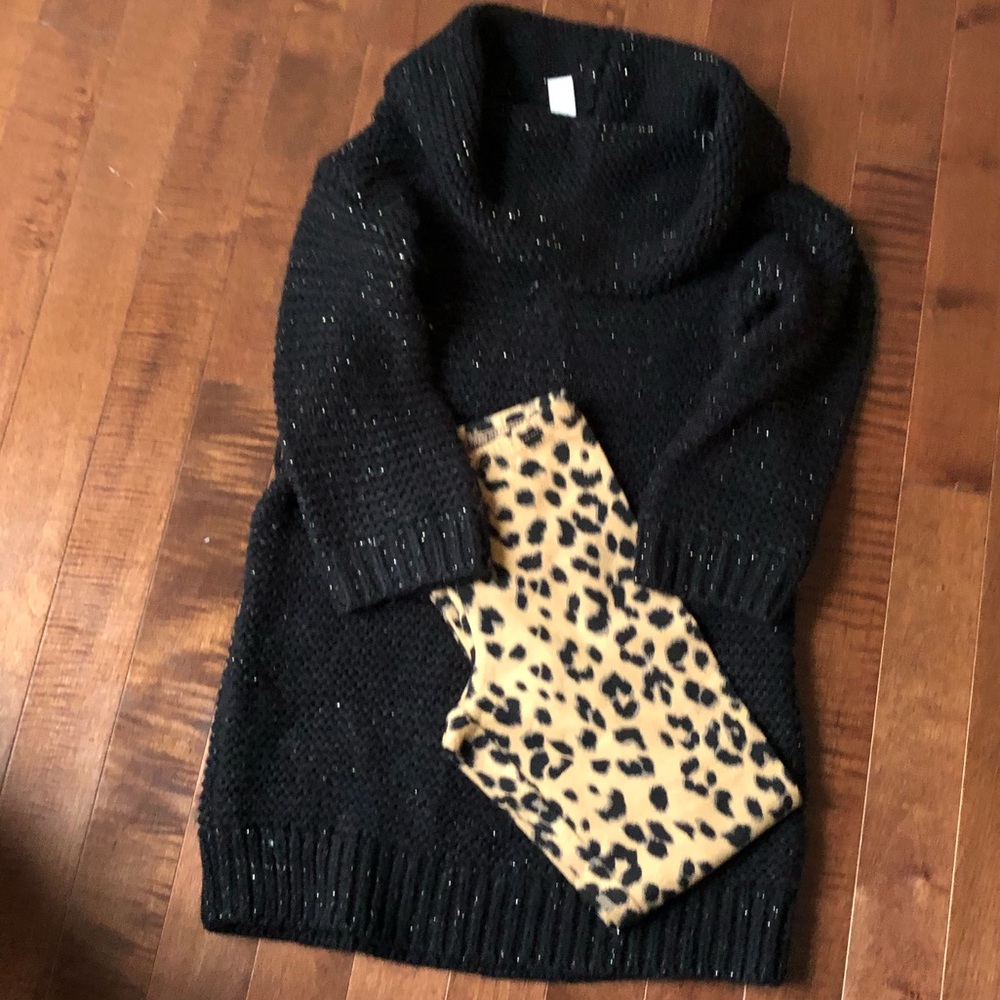 Girls Crowl Neck Sweater w/ Leggings